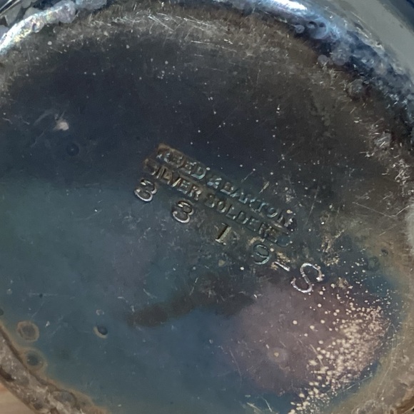 ⚫️ Vintage & Possibly Antique - Reed & Barton Silver Soldered - 3319-S - Dish ? - Picture 2 of 15